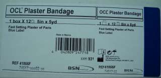 Box of 12 rolls BSN OCL 41855F Plaster Cast Casting Tape 5 x 5yds 