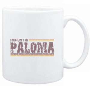  Mug White  Property of Paloma   Vintage  Female Names 