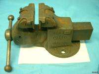 Reed 103 N Bench Vise 3 in Jaws w/ Reed Brass Jaw Covers Protectors 