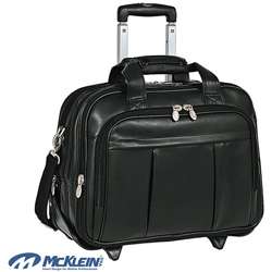 McKlein Damen Leather Detachable Wheeled Laptop Case  Overstock