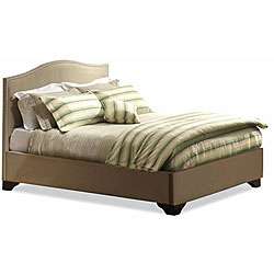 Upholstered Platform Eastern King size Bed  Overstock