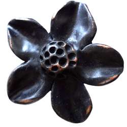 Norma Jean Designs Oil rubbed Bronze Wildflower Drawer Pull 