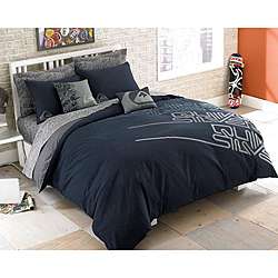 Quiksilver Labyrinth 7 piece Twin XL size Duvet Cover with Sheet Set