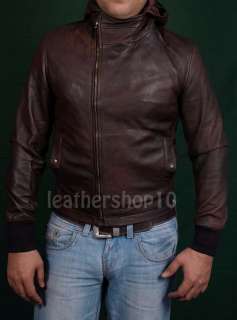 mens real leather jacket B Hoddy (XS   5XL) Available in PU/Faux 