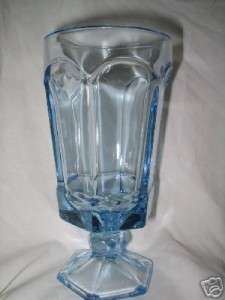 Fostoria crystal Lt Blue VIRGINIA Iced Tea glasses  