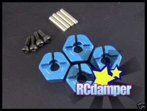 ALUMINUM HEX DRIVE ADAPTOR 4PCS FOR TAMIYA CC01 CC 01  