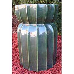Lotus Lan Green Ceramic Garden Stool  Overstock