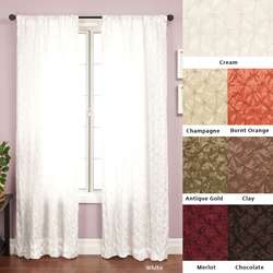 Zanzibar Rod Pocket 96 inch Curtain Panel  Overstock