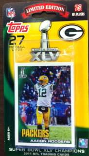 2010 Topps Green Bay Packers Super Bowl Champion Set  