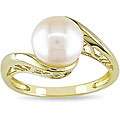 10k Yellow Gold Cultured Freshwater Pearl Ring (8 8.5 mm)