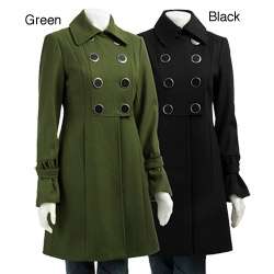 Marvin Richards Womens Double breasted Wool Coat  
