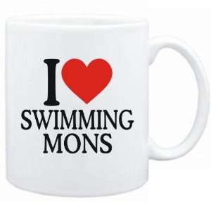  New  I Love Swimming Moms  Mug Sports: Home & Kitchen