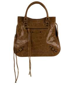 Balenciaga The Mid Afternoon Leather Handbag  