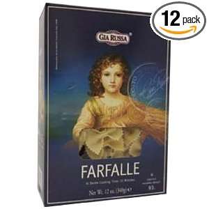 Gia Russa Farfalle, 12 Ounce (Pack of Grocery & Gourmet Food