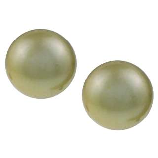 DaVonna Green Cultured Freshwater Pearl Earrings  