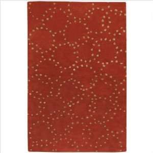   Wool  10% Viscose  Hand Tufted  Rust Red/Tan  33X53