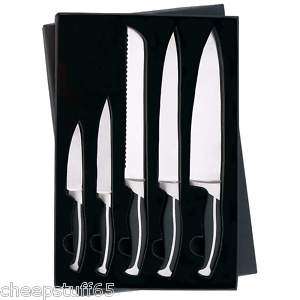 5pc Razor Sharp Double Forged Kitchen Cutlery Set Knife  