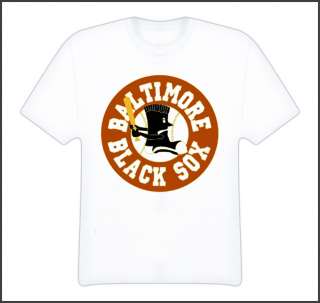 Negro League Baseball Baltimore Black Sox T shirt  