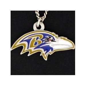  Baltimore Ravens NFL Logo Necklace (Set of 2): Sports 