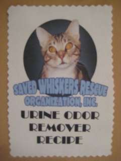 Cat Urine Odor Removal Recipe Sale Benefits Rescue Cats  
