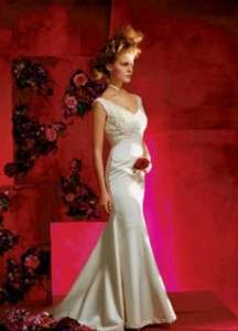 Diamond Bride Wedding Dress # D419..Ivory..Sz 10  