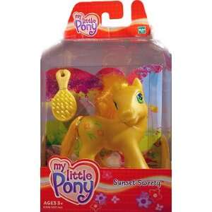  SUNSET SWEETY w/Brush My Little Pony Hasbro: Toys & Games