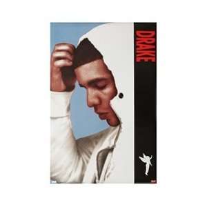 Drake White Hoodie Music Poster 