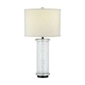  Quoizel Energy Efficient Etched Glass 32 High Table Lamp 