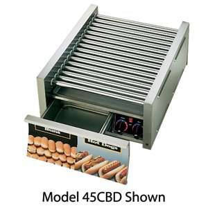 208/240 Volt Star Grill Max 75SCBDE 75 Hot Dog Roller Grill with Bun 