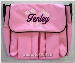 Personalized baby DIAPER BAG embroidered ANY COLOR girl  