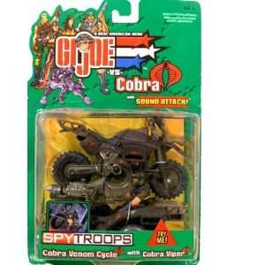  G.I. Joe  Cobra Venom Cycle With Cobra Viper Action 