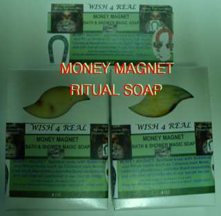 MONEY MAGNET RITUAL SOAP Magical wicca VERY POWERFUL  
