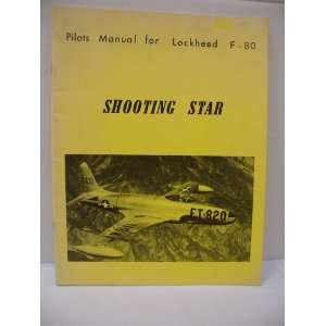  Pilots Manual for Lockheed F 80 Shooting Star 