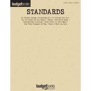  Standards   Budget Books   Piano/Vocal/Guitar Songbook 