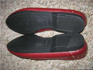 Women shoes red G.WIZ size 8 M Leather Upper EUC!  
