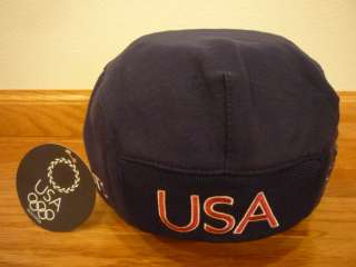 USA Hat ~ Gatsby ~ Olympic Made by ROOTS ~ Blue L,/XL ~ New in Bag 