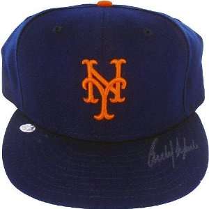 Carlos Delgado New York Mets Autographed Blue Baseball Hat:  