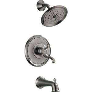 Delta 174925 SS Vessona Monitor Scald Guard Tub and Shower Faucet with 
