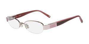 New Coach HC Luella 1004 Light Rose Semi Rimless Eyeglasses 51mm 