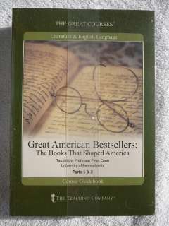 Teaching Co Great Course CDs  GREAT AMERICAN BESTSELLERS Brand New 