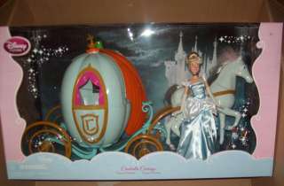 Disney 12 Princess Cinderella Doll and 16 Pumpkin Coach NIB  