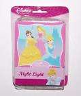 NEW Disney Princess Cinderella Belle Night Light