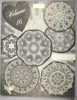 Lot of 3 Vintage Hiddleson Crochet Book Vol 7 8 16 doily filet floral 