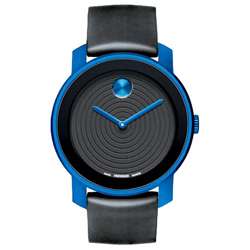 Movado Unisex Aluminum Bold Blue Watch  Overstock