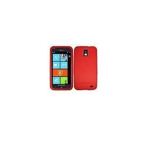    Silicone Skin Cover for Samsung Focus S i937, Red Electronics