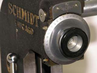 Schmidt TRI Toolroom Indentor Namplate Detail Marking Press  
