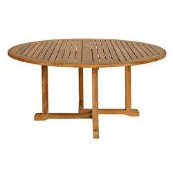 Chelsea 60 inch Round Teak Dining Table  Overstock