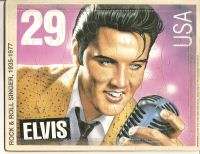 Elvis Presley   STAMP JIGSAW PUZZLE & POST CARD  