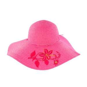  Faddism Stylish Women Summer Straw Hat Pink Design with 