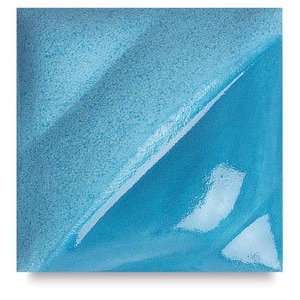  Amaco Lead Free Velvet Underglazes   Turquoise Blue, 16 oz 